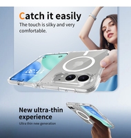 Étui de téléphone magnétique transparent et étanche pour iPhone Duo, coque transparente antichoc en TPU et PC, compatible avec la charge sans fil, idéal pour le sport