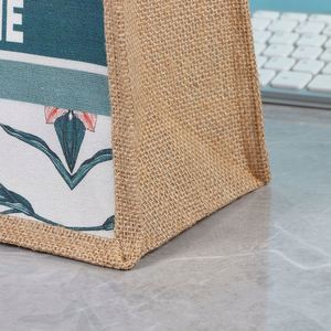 Wholesale Custom Eco-friendly Heavy Duty Durable <b>Canvas</b> Tote Shopping Bag <b>Beach</b>-Colored Letter Pattern Pickup Hot Sale - Product Image 4