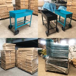 Boîte à planteur <span class=keywords><strong>de</strong></span> légumes, chariot <span class=keywords><strong>sur</strong></span> roues, Patio à herbes et légumes - Product Image 6