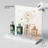Vitrine de présentation sur pied de haute qualité, écologique, pour cosmétiques acryliques, soins de la peau et parfums