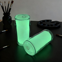 Gobelet en acrylique phosphorescent de 16 oz, pré-percé, à double paroi, en plastique, pour vinyle et films UV, couleurs assorties