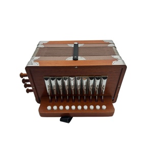 SEASOUND OEM <span class=keywords><strong>Accordéon</strong></span> <span class=keywords><strong>Diatonique</strong></span> Professionnel en Bois JB1004 20 Boutons <span class=keywords><strong>2</strong></span> Basses 4 Registres Haute Qualité - Product Image 2