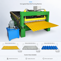 Machine de formage de tôles ondulées en acier rapide certifiée CE, vitesse élevée 45m/min, machine de fabrication de tôles en fer ondulé