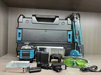 Niveau laser vert 4D 16 lignes, auto-nivelant, rotatif à 360°, rechargeable, pour la construction, le bâtiment, l'intérieur, OEM