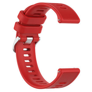 20mm pour <span class=keywords><strong>Garmin</strong></span> F 158 245 Silicone bracelet de remplacement boucle en acier inoxydable réglable élastique bracelet de montre Sport bracelet de montre intelligente - Product Image 4