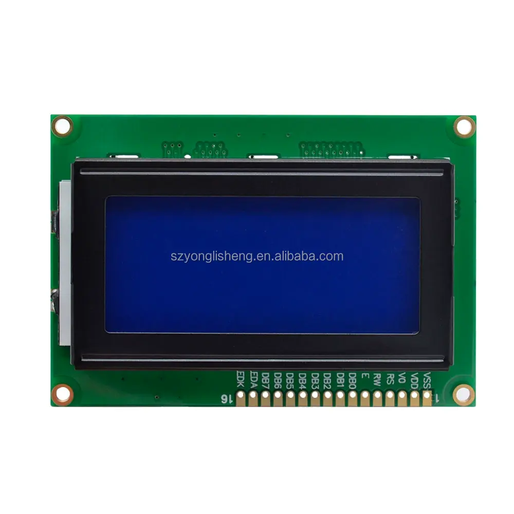 จอ LCD 1604A 5V สีน้ำเงิน/เหลืองเขียวพร้อมไฟแบล็คไลท์โมดูล LCD 1604 LCD1604