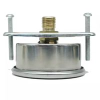 Manomètre SONGLIN en acier inoxydable 304 avec raccord en laiton, manomètre de pression d'huile de haute qualité, précision de 1,6 %, 0-16 bar, cadran de 63 mm