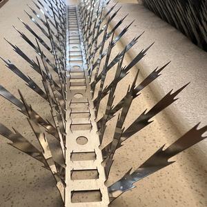 Barreaux <span class=keywords><strong>anti</strong></span>-escalade en acier inoxydable argenté, pointes <span class=keywords><strong>anti</strong></span>-oiseaux, écologiques, imperméables, taille personnalisée, pour usage extérieur sur arbres, clôtures, toitures - Product Image 2