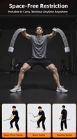 Cuerda de Ejercicio Aofit Unisex para Gimnasio en Casa, de Alta Resistencia, Multifuncional, Inalámbrica, con Mango Antideslizante y Resorte, Portátil