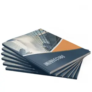 Fabricación precio barato catálogo impresión Tapa dura novela folleto impresión personalizada revista catálogo folleto impresión