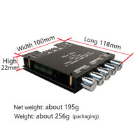 Module d'amplificateur de subwoofer de puissance 2*50W+100W TPA3116D2, carte d'amplificateur 2.1 canaux classe D TPA3116, égaliseur audio stéréo