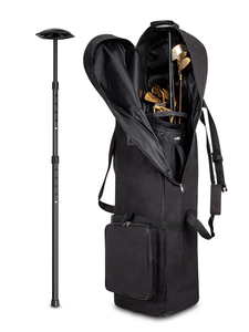 Sac de golf à roulettes pliable et imperméable en polyester pour hommes, grande capacité, rembourré, avec logo personnalisé, idéal pour le voyage, vente en gros - Product Image 6