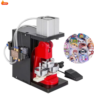 Nouveautés : <span class=keywords><strong>Machine</strong></span> automatique de fabrication de badges à bouton pneumatique pour badges personnalisés de 25 mm à 75 mm - Product Image 1