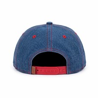 Casquette de baseball 6 panneaux en denim délavé avec logo personnalisé T&L, broderie 3D en relief, motif lettres sportif et impression par sublimation – Vente en gros