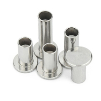 M10 M12 Acier Inoxydable SS SUS AISI ANSI 304 316 316L A2 A4 70 80 Finition Polonaise Plate Rivet Semi Tubulaire DIN7338