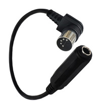Rechtwinkliges MIDI 5-poliges Din-Kabel DC 6,35mm TS/TRS-Stecker-Buchse-Adapter DIN5P-Audiokabel-Stereogeräte mit Din 5-Anschlüssen