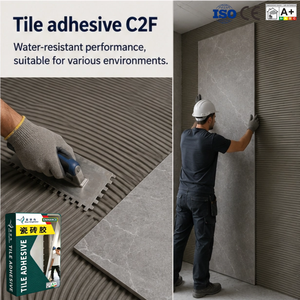 Adhesivo Impermeable Antideslizante C2F <span class=keywords><strong>para</strong></span> Lechada <span class=keywords><strong>de</strong></span> Azulejos Cementosos, <span class=keywords><strong>para</strong></span> Baños, <span class=keywords><strong>Piscinas</strong></span>, Balcones, Paredes Exteriores, <span class=keywords><strong>Mortero</strong></span> Fino - Product Image 1