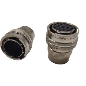 암페놀 자동차용 DIN 32핀 구리 커넥터 원형 베이어닛 MIL 규격 MS3106 MS3106A MS3108 MS5015 25A IP67 암수 커넥터 - Product Image 2