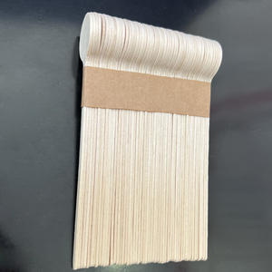 Mélangeur à expresso <span class=keywords><strong>en</strong></span> bois de bouleau naturel, agitateurs à café, vente de mini boissons jetables écologiques, tête ronde personnalisée - Product Image 3