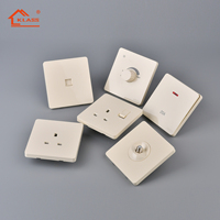 Vente flash Interrupteurs et prises standard britanniques 16A avec port USB et panneau de commande d'alimentation pour éclairage mural électrique domestique Interrupteur tactile