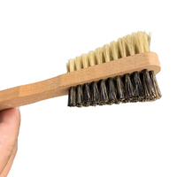 Brosse d'escalade OEM avec bambou, bois, poils de sanglier, pinceau à poudre, escalade