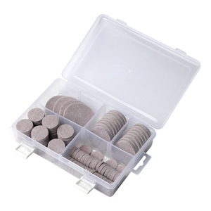 Furniture Felt Pad Beige Round 100 Pcs With Strong Adhesive For Table Chair Leg Protection - Product Image 2