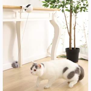 Juguete Interactivo Robótico Eléctrico <span class=keywords><strong>para</strong></span> <span class=keywords><strong>Gatos</strong></span> y Perros de Interior, Juguete de Peluche Automático y Sostenible con Plumas, Empaquetado en Caja - Product Image 6