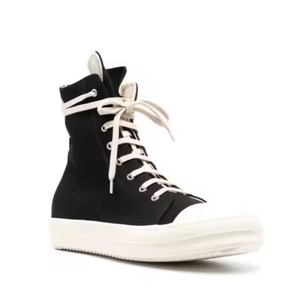 Botas de Diseñador Ro, Zapatos de Cuero, Botas de Lona con Peluche, Botas RO de Lujo de Caña Baja, Botines Owenes para Hombre y Mujer, Botas de Gamuza Negra de Caña Alta - Product Image 3