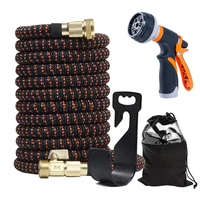 Enrouleurs de tuyaux d'arrosage haute pression en caoutchouc Boyi avec connecteur en alliage de 3/4'' de diamètre, norme ANSI, anti-corrosion, anti-abrasion, durables