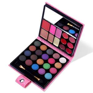Palet Rias Vegan Bentuk Buku dengan Cermin, <span class=keywords><strong>Eyeshadow</strong></span> dan Blush - Product Image 4
