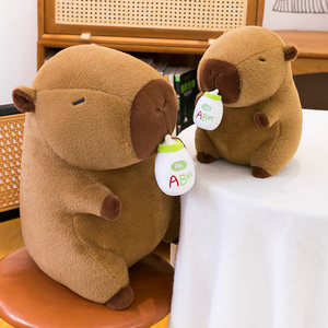 Großhandel niedlichen Tier Capybara Plüschtiere für Kinder benutzer definierte Dulces Capibara gefüllte Plüsch puppen - Product Image 6