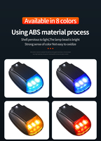Lampes de signalisation d'avertissement automatique Capteur d'avertissement à LED solaire de voiture Lumières clignotantes