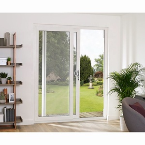 NUOXIN <span class=keywords><strong>puertas</strong></span> <span class=keywords><strong>correderas</strong></span> upvc de doble vidrio con parrilla puerta corredera de plástico blanco <span class=keywords><strong>puertas</strong></span> <span class=keywords><strong>correderas</strong></span> de patio de vinilo upvc PVC <span class=keywords><strong>para</strong></span> casas - Product Image 2