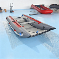 Venta Caliente, Bote Inflable Rápido de 3.3m 3.5m 4m, Piso Inflable con Tecnología Drop Stitch, Bote Inflable para Pesca/Buceo
