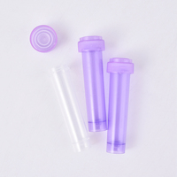 Botol Pengocok Bubuk Plastik 20ml dengan Tutup Flip Top, Tutup Sekrup, Wadah Bubuk Kosong Portabel
