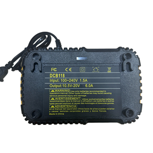 เครื่องชาร์จแบตเตอรี่ DCB118 6A สำหรับ Dewat ชาร์จเร็ว ใช้แทนเครื่องชาร์จเดิมได้ ใช้งานร่วมกับแบตเตอรี่ Dewat 20V Max พร้อมปลั๊กหลายหัว - Product Image 4
