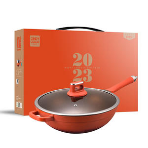 Sartén Antiadherente de Aluminio Libre de PFAS y PFOS, Sartén Profunda de Granito para Cocina, Sartén para Hornear Pasteles - Product Image 1