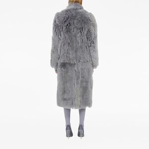 2025 High Quality Genuine Luxury Winter Extra Long <strong>Floor</strong> <strong>Length</strong> Sheep <strong>Coats</strong> Women Real Mongolian Lamb Fur <strong>Coat</strong> - Product Image 5