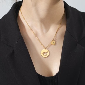 Collana in Acciaio Inossidabile a Forma di Cavallo con Ciondolo Cavo, Regalo per Bambini, Donna, Uomo, Coppia, Gioielli Sportivi - Product Image 3
