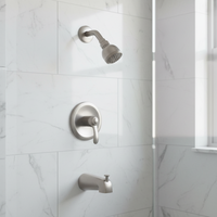 Système de douche Robinet de douche chromé classique par Haijun Garniture murale en laiton pour baignoire et plafond de douche