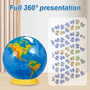 Puzzle 3D Mappamondo 60 Pezzi, Globo Terrestre Tridimensionale Fai-da-Te con Telecomando e 13 Luci Colorate - Product Image 5