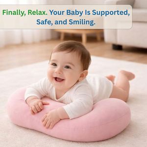 Inclined Comfort Rest Support Pillow Washable Cushion with Removable Cover and Adjustable Safety Belt - Product Image 6