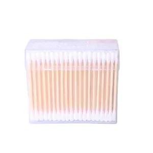 Hot Sale Factory OEM for disposable double-end wood cotton swab