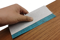 Papier abrasif haute performance Fangea PG-M1091 en oxyde d'aluminium, grain 1 mm, 100-1000, faible poussière, pour préparation des surfaces de meubles et de pierre