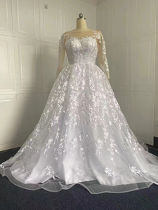 Nouvelle Robe de Mariée Grande Taille 2022 Style Européen et Américain, Traîne Longue, Taille Cintrée, Modèle Rêveur - Product Image 5