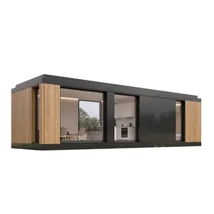 Fabricant chinois petite maison en bois préfabriquée maison de remorque mobile moderne
