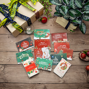 Venta al por Mayor de Tarjetas de Felicitación Pop-up 3D Vintage para Navidad, Cumpleaños y Año Nuevo, Tarjetas de Regalo Navideñas Hermosas - Product Image 3