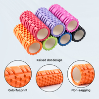 Rodillos de Espuma para Yoga de Alta Calidad, Antideslizantes, Duraderos, con Eje Hueco, Firmeza Media, Logotipo Personalizado, Masaje Muscular, Gran Venta