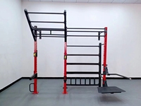 Equipo Multifuncional de Gimnasio, Soportes de Pared para Fitness, Soportes Individuales Independientes para Crossfit