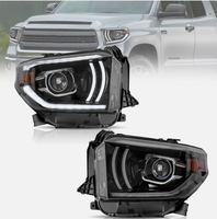 Projecteurs LED VLAND pour Tundra 2014-2021, boîtier de réflecteur, clignotants séquentiels 12V